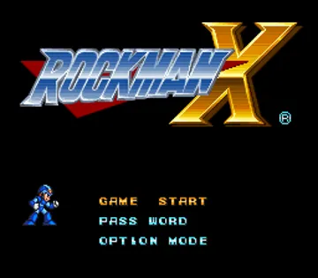 Rockman X (Japan) (Rev 1) screen shot title